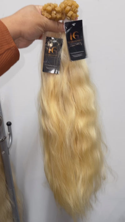 Blonde Wavy K-Tips